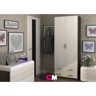 ШКАФ 2 СТВОРКИ ДУЭТ СТЕНД